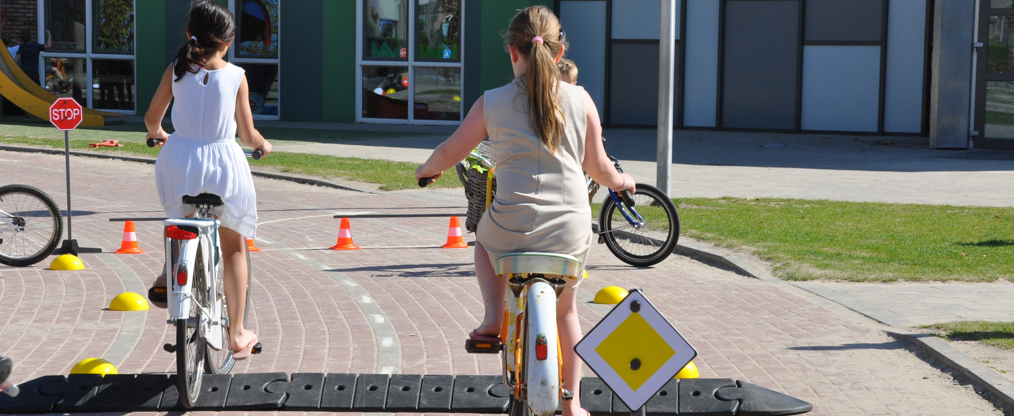 Banner verkeerskunsten fietskunsten verkeersonderwijs